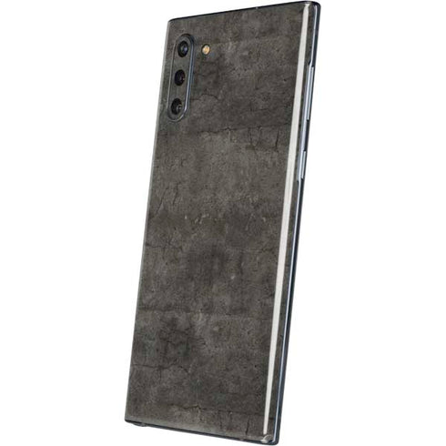 Dark Iron Grey Concrete Galaxy Note 10 Skin
